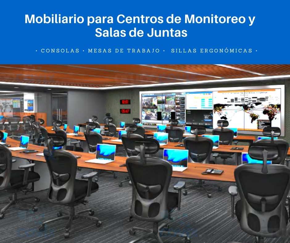¿Tu Centro de Monitoreo cuenta con Mobiliario para uso 24/7?