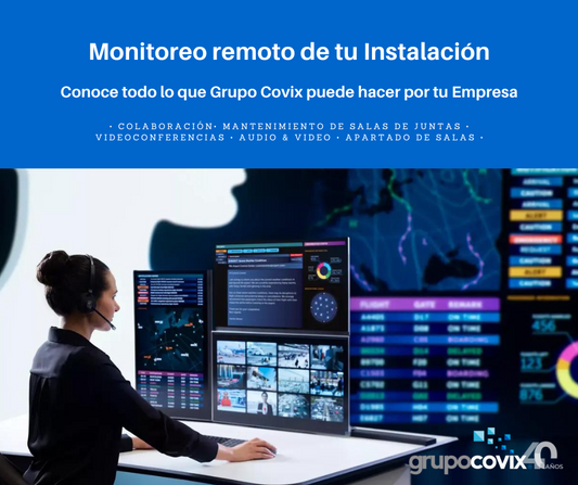 Monitoreo remoto de instalaciones Audiovisuales