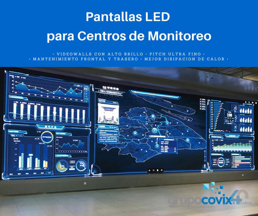 Pantallas LED para Centros de Monitoreo