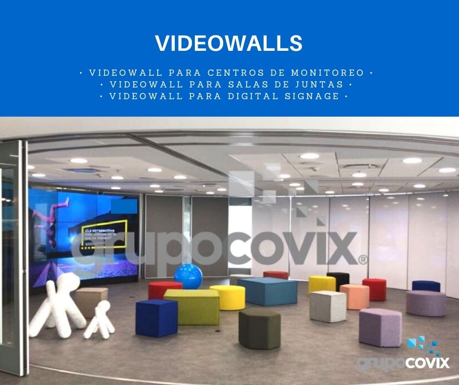 ¿Cómo elegir el Videowall ideal para mi Sala de Juntas o Centro de Monitoreo? 